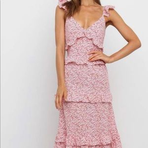 Petal and Pup Pink Floral dress